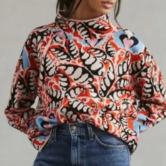 Anthropologie Maeve Multicolor Sweater size M - Picture 1 of 6